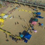 CA Footvolley - Bird's Eye View of the Court